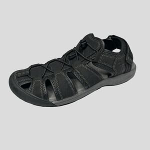 Khombu Mens Travis Black Active Outdoor Sandals US Size 10 Shoes
